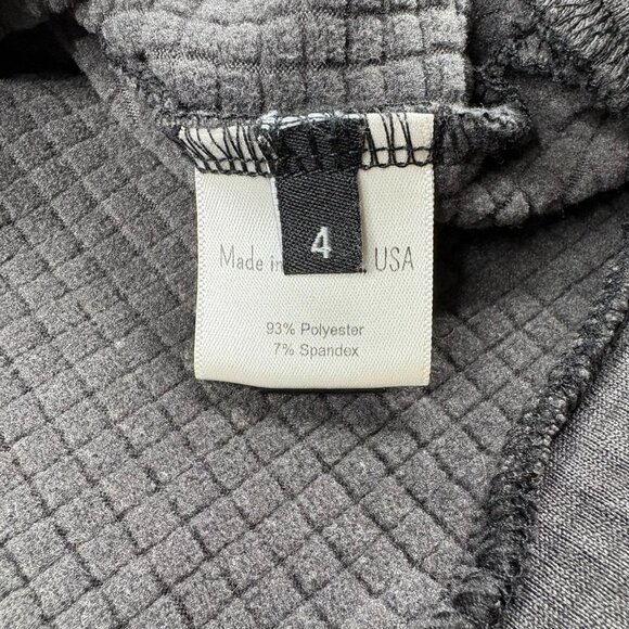 Thuja VT Womens Gray Lightweight Micro Grid Performance Pullover Hoodie Size 4 - Picture 11 of 14